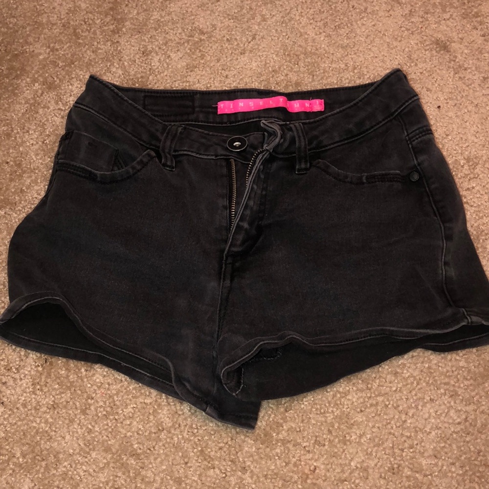 Black denim shorts SIZE 1